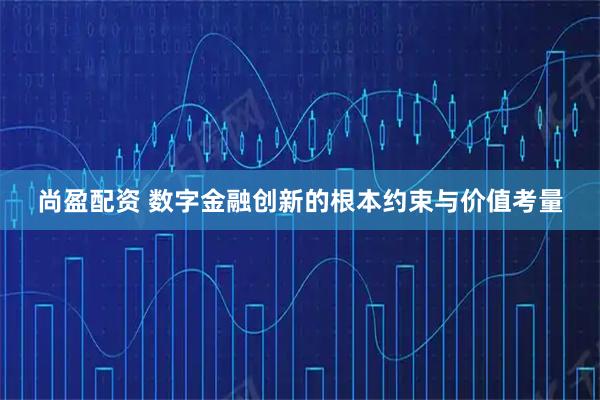 尚盈配资 数字金融创新的根本约束与价值考量